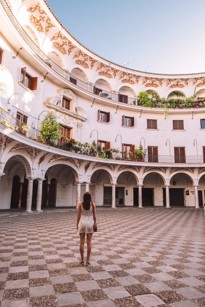 The Most Instagrammable Spots In Seville. Plaza Cabildo is the best place to take photos in Seville. 