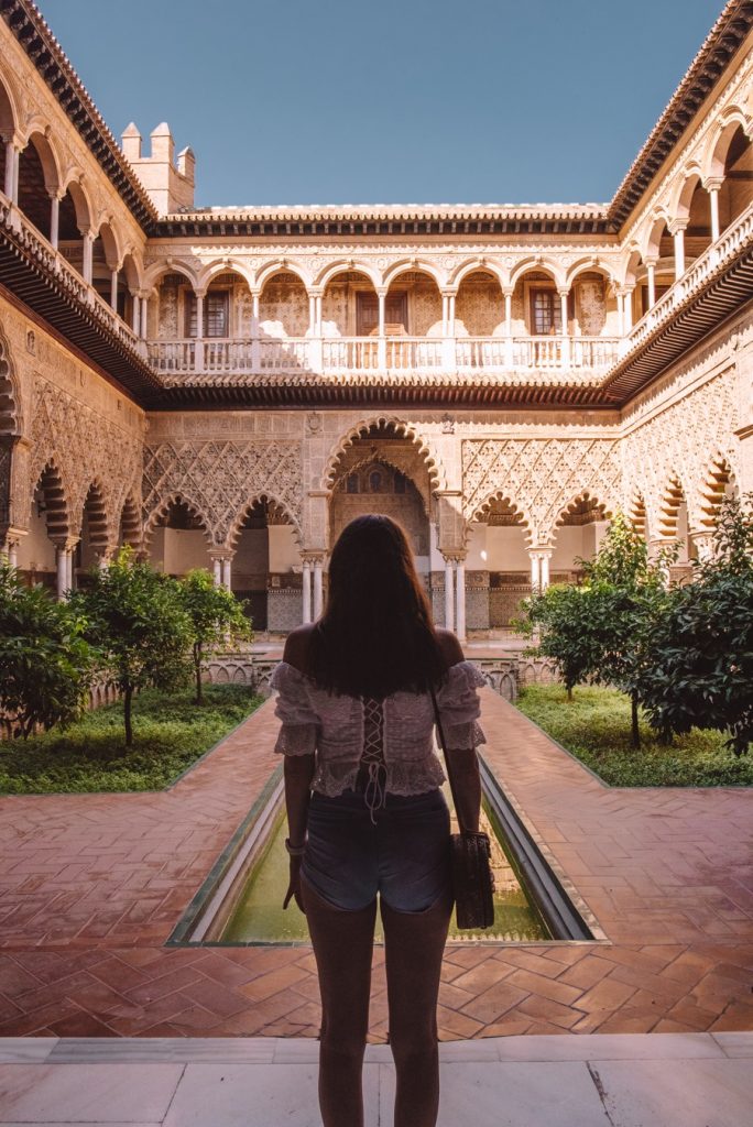 The Most Instagrammable Spots In Seville. Taking photos in the Real Alaczar is great. 