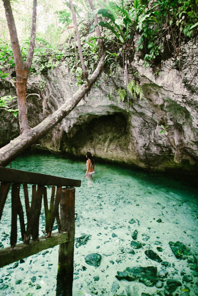 Photo guide for the easiest instagram locations in Tulum. Gran Cenote is definitely one of the easiest cenotes to visit in Tulum, which makes it great for photos.