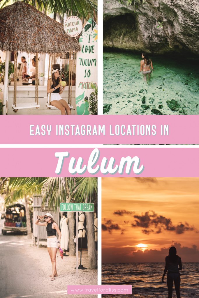 Find out where the best instagram locations are in Tulum if you like it easy. These easy instagram locations are perfect for a short trip or when you don't want to spend lots of time on content creation.